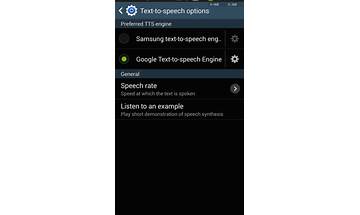 Samsung text-to-speech engine for Android - Download the APK from Habererciyes
